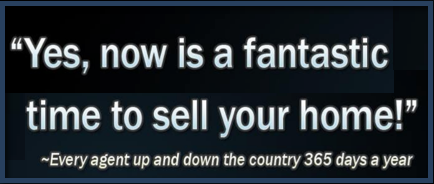 Now a good time to sell a house